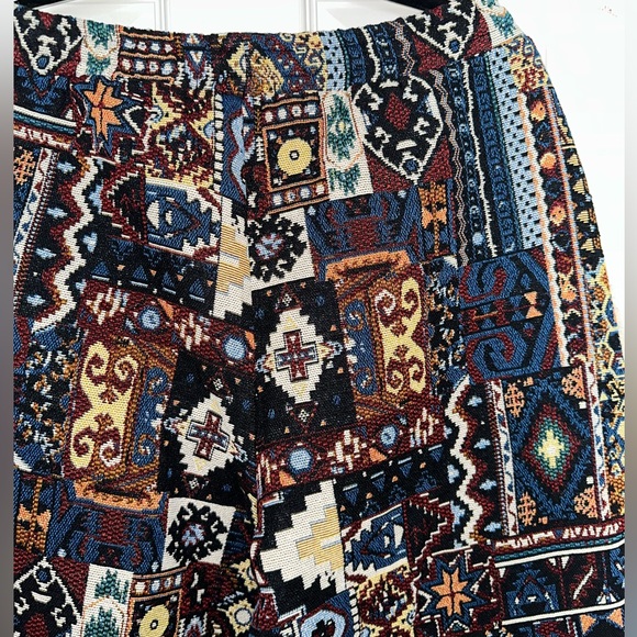 Tribal print fringed wide leg pants from Jaded London. Never worn and with tags - Picture 3 of 6